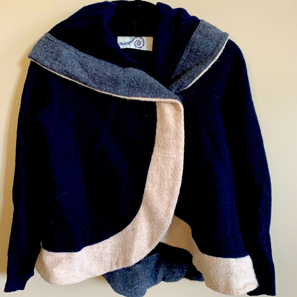 Wool cape , anthropology, XS